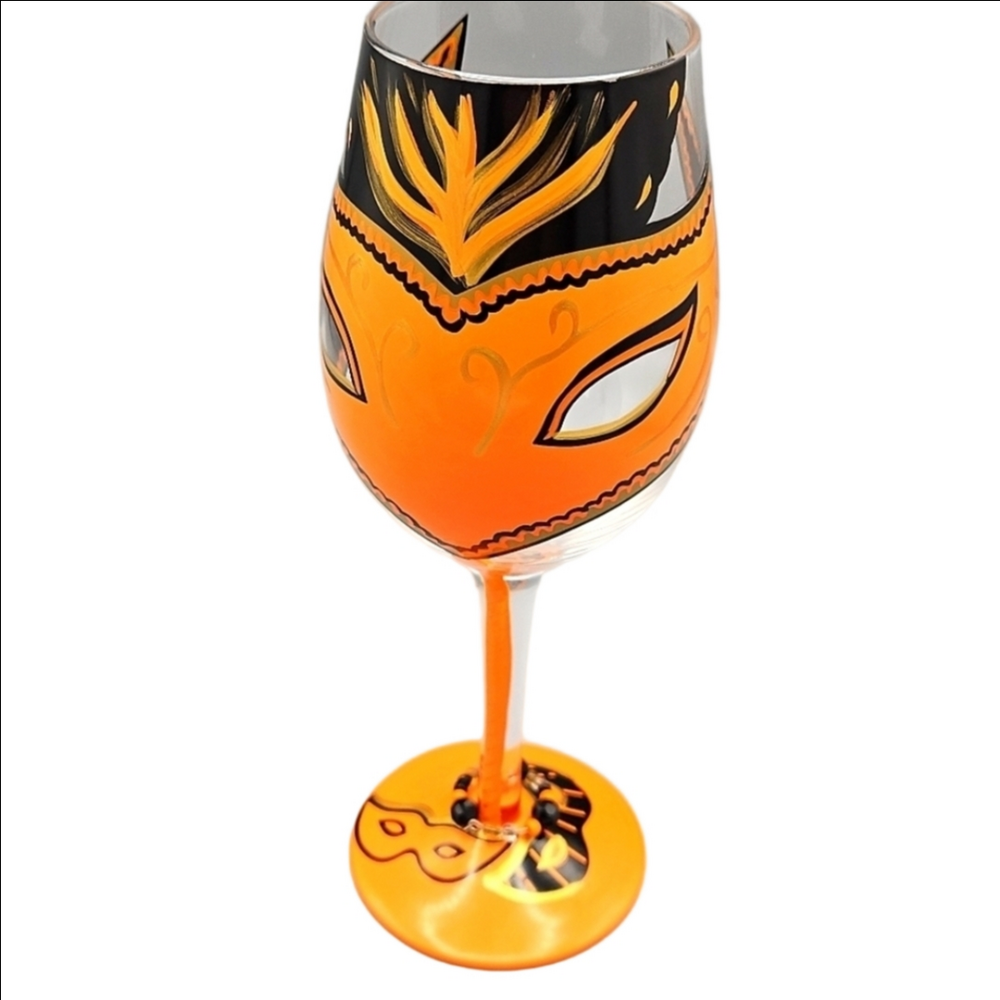 Lolita "Masquerade 3" Wine Glass NIB